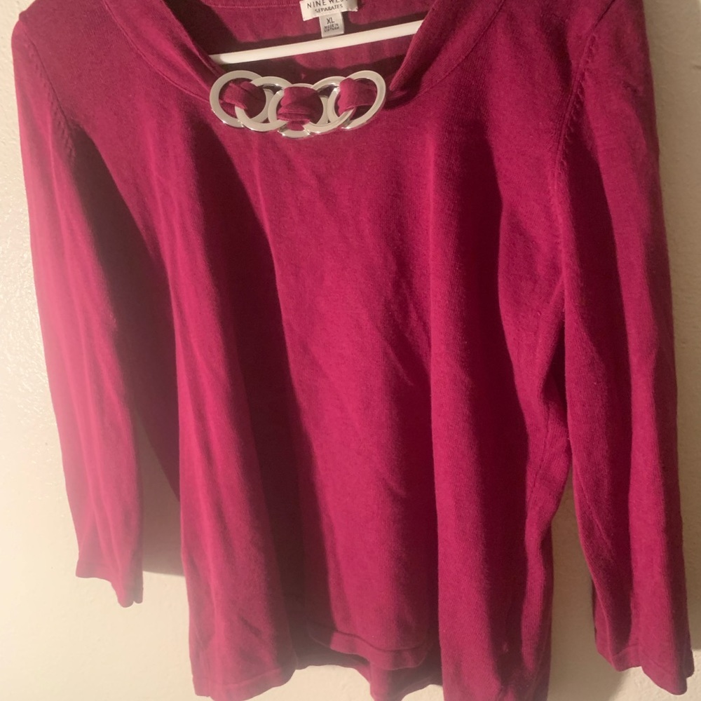 Nine West XL Formal Work Blouse